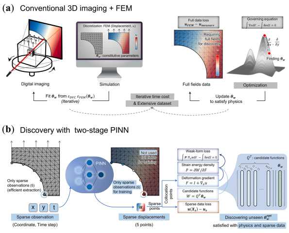 Physics-informed neural network-based discovery of hyperelastic constitutive models from extremely scarce data